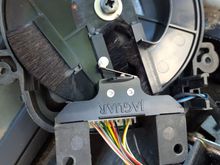 Shifter assembly up side down. Need to disco the Wire harness next.