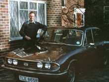 Me and my 4th Triumph (a 1977 2500 S) in about 1982