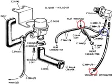 Connect line 1 to line 2,  plug line 3