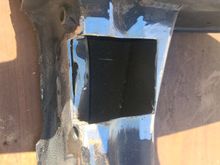 first stage of my subframe notch job