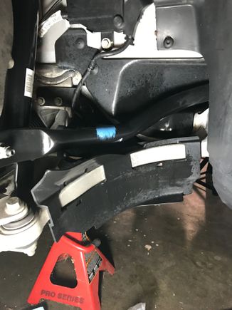 Ftype stock brake cooling duct