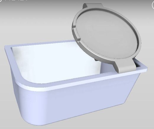 Ashtray with Qi charger