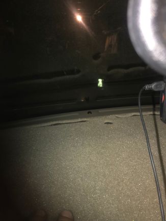 The alarm light on dash was not staying on when I tried to start the car 10 minutes ago. 