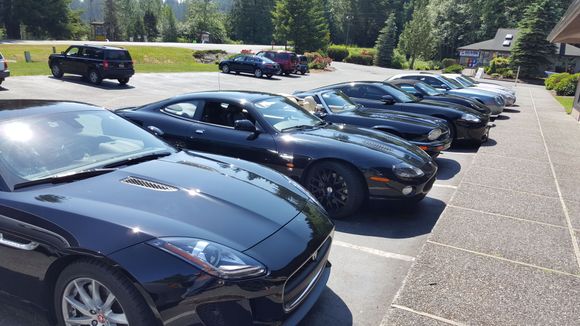 Lined up at Smokey Point