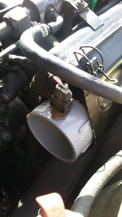 New 2&1/2 inch male adapter air flow....