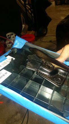 Cut some of the plastic ribs out