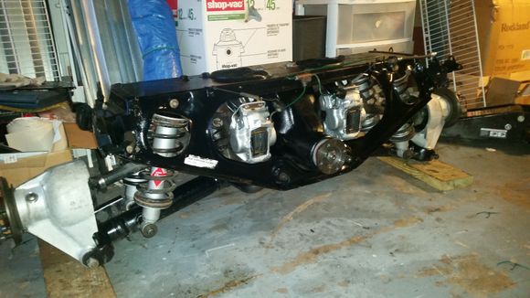 Complete rear assembly before install