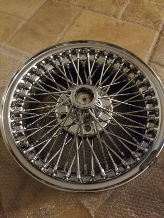 They are all immaculate  nothing loose  no rust, and they all have the center caps, i even got one for the spare.,  so i got 5 for 550 shipped!!  I do have a question for anyone running them though. These are the Dayton rims, do i need special lug nuts? Or can i reuse the ones on the Kents?