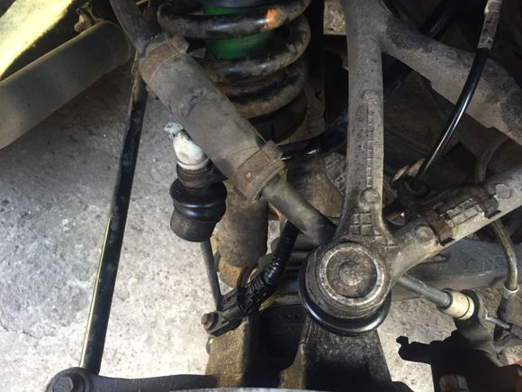 Reinforcement hose over cable