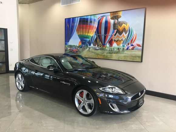 2013 XKR in Stratus Grey at Crown Jaguar in St Pete, FL