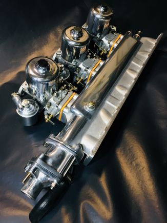 Carbs fully rebuilt and polished. 
