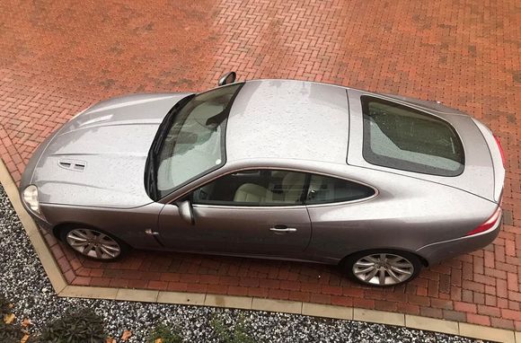 Rainy roof day while the garage is being worked on