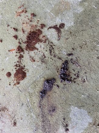 Crud from pre filters 