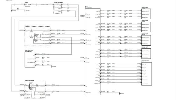 Diagram for 2012 XJ suspension air compressor, but should be same for 2015