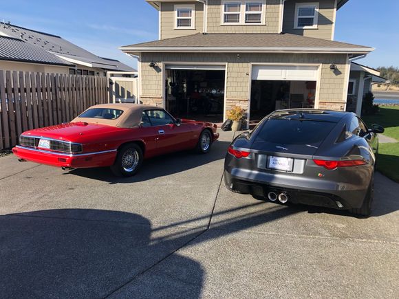 Which one, a little to cold for the top down.