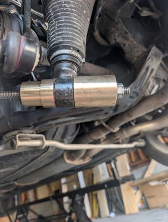 This taken when new bushing is pressed all the way in