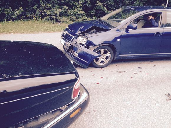 He borrowed his dads Toyota..  il bet he got grounded..