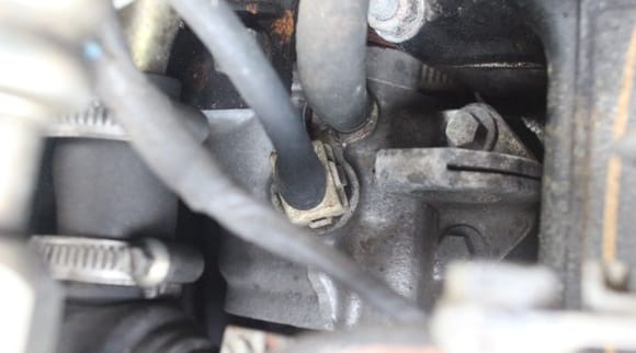 The CTS (Coolant Temperature Sensor) located near the Oil Filler Cap If the CTS is Faulty then the Engine may not Start