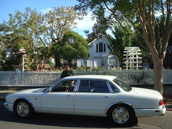 In front of the Luther Burbank gardens in Santa Rosa earlier this year.