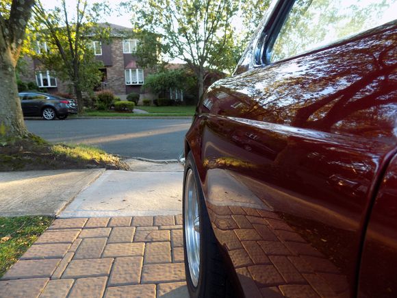 Widened wheel arches look OE and keep with the lines of the car.