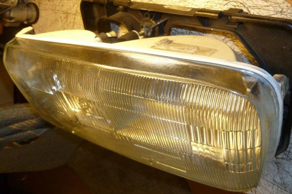 all done, chrome trim reattached, ready to fit back to the car
