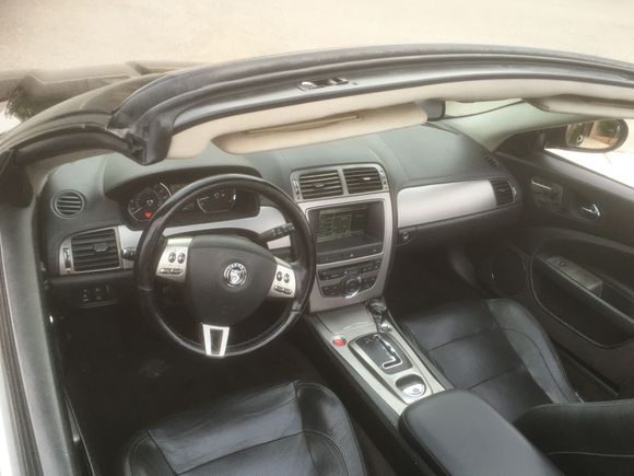 A glimpse of the interior. I plan on upgrading the brushed aluminum trim pieces to Walnut.