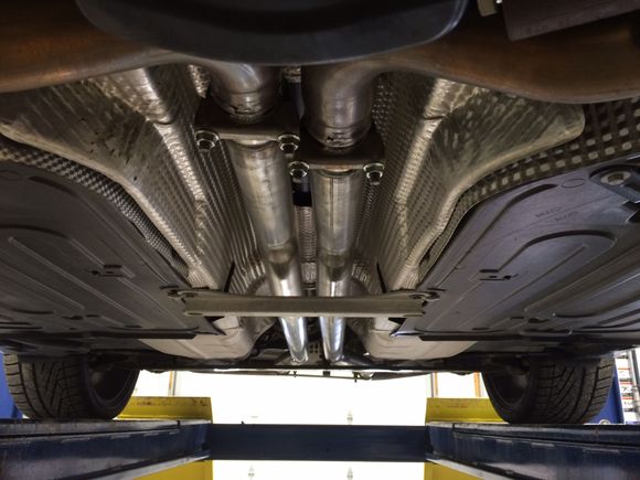 New pipes front to reat