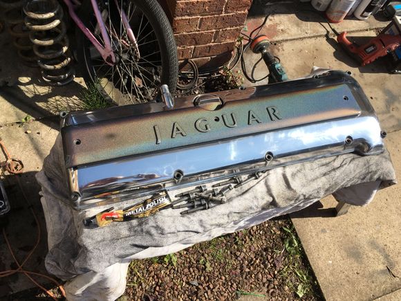 This one is hand polished, but only lasts a few days before going dull.