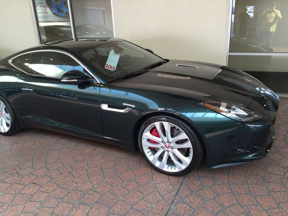 Nessie waiting for me at Plano Jag