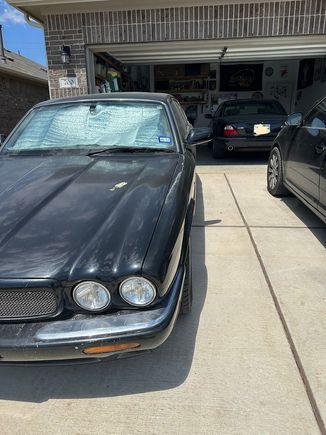 The 2000, with its amazing patina on the hood. 2001 is in the garage.