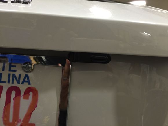Close up of the mounting of the ALP in the rear.