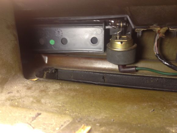 This is the flap after repair. In the previous posts' pics you can see the "plumbers tape" I used as reinforcement for the JBweld.