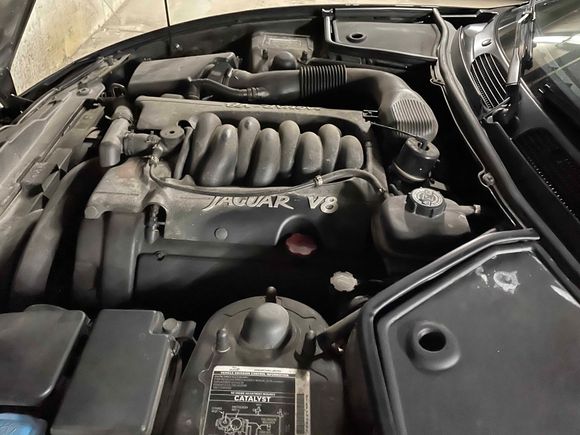 APP is at rear of engine bay, behind manifold 