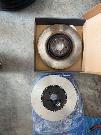 Night and day difference between the two, especially the weight savings