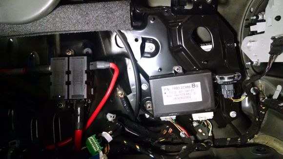 Four 10mm AF bolts have to be removed to move this assembly out of the way...