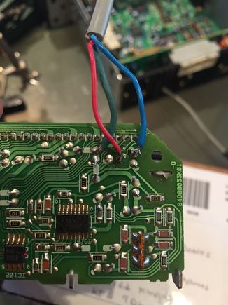 Shielded cable soldered in