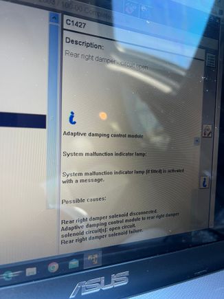 I have 3 different “Circuit” open codes for 3 different shocks but I’ve unplugged and plugged back in every adaptive connector and they seemed just fine.