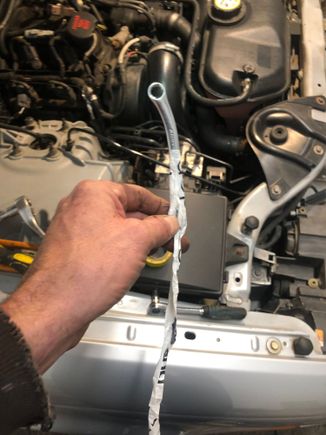 My trusty bent 8mm with tape tail so I can retrieve when dropped