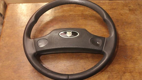 Salvaged XJS Sports Wheel from my Parts Car