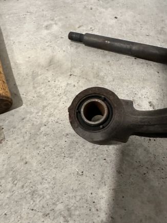 Bushings on both left and right looking like this. I was surprised they were this intact.
