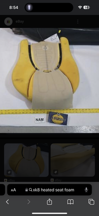 I think the Lear seats did not have lower side bolster heating originally 