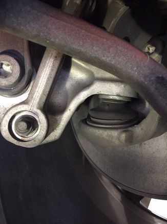 RHS upper control arm ball and socket joint