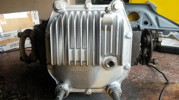 Diff case re-coated with enamel