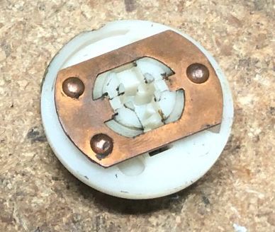 Rotor - contact side (mates with the stator)