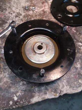 Add the plate right side up