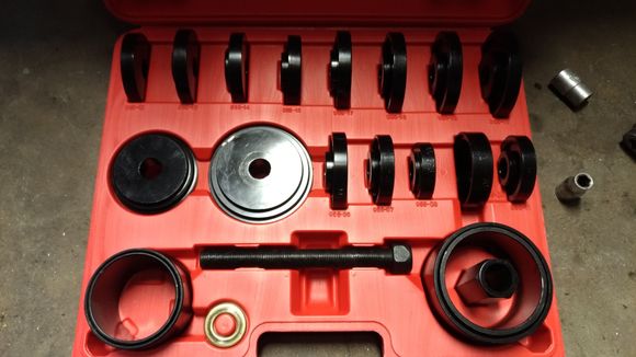 23pcs wheel bearing toolkit, about 50 EUR(incl shipping withing EU)
