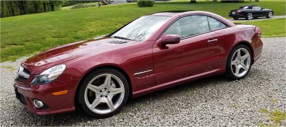 The wife's Mercedes SL550