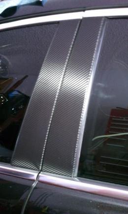 Carbon Fiber Wrap Drivers Door