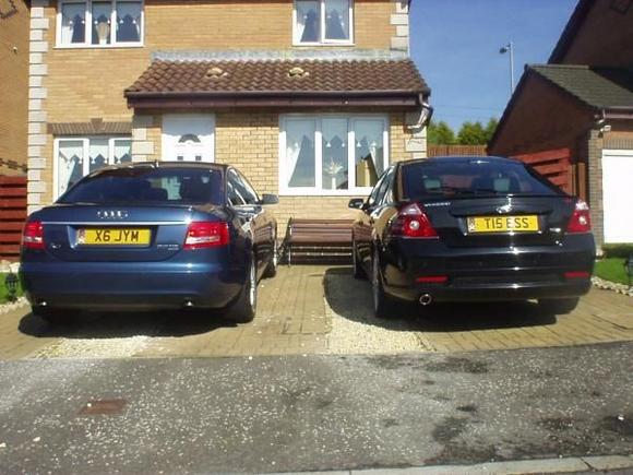 Audi A6 3.0 Tdi Quattro &amp; Ford Mondeo ST Tdci 195 bhp side by side