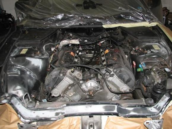 Engine bay clean up
